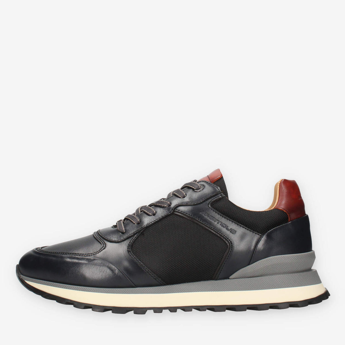Ambitious 13140-6566AM-ANTHR Sneakers antracite e nere da uomo