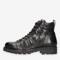 Nero Giardini I501010U-100 Anfibi neri da uomo