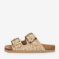 Colors of California HC.BIO609-NAT Sandali scalzati beige da donna