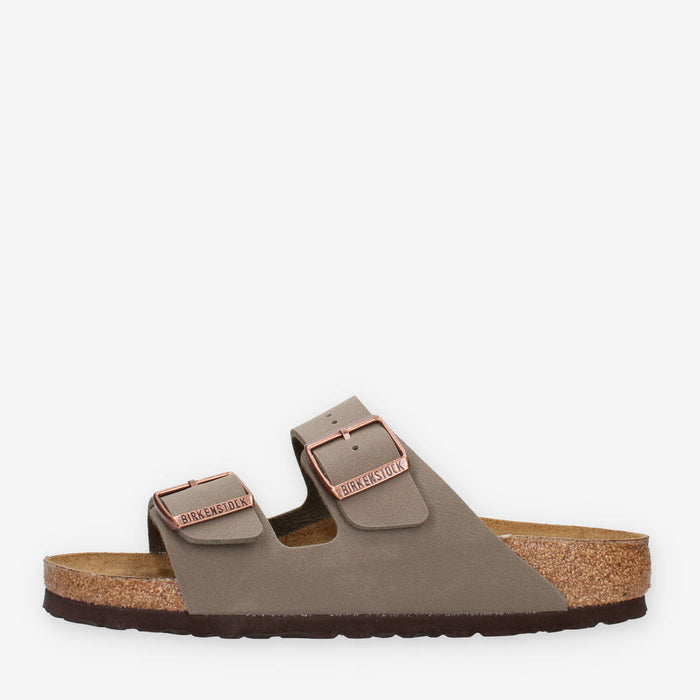 Birkenstock 0151213-STONE Arizona BS Sandali scalzati bassi stone (calzata stretta)