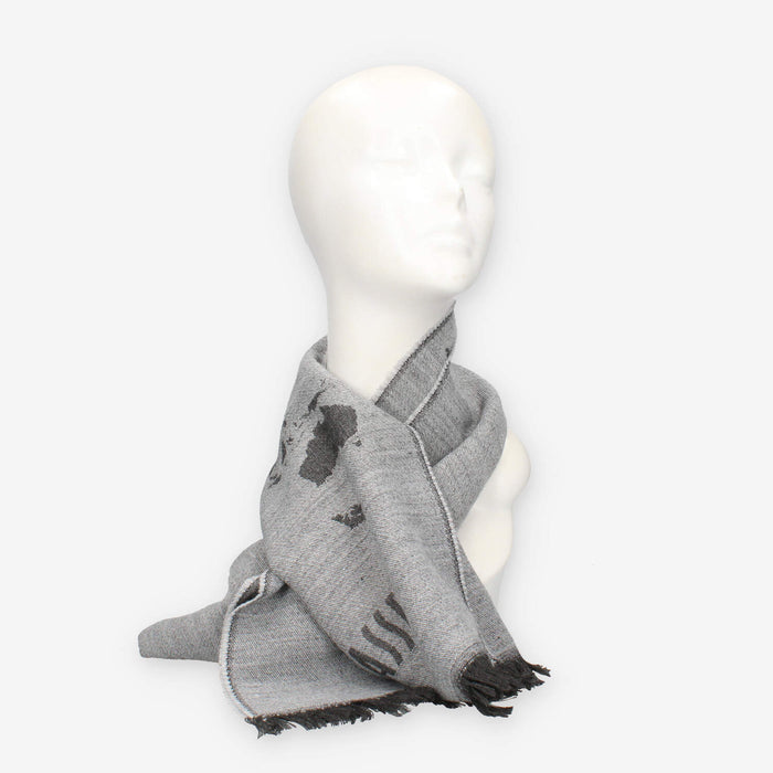 Alviero Martini Prima Classe KS564-1748-0025 Sciarpa rettangolare grigia