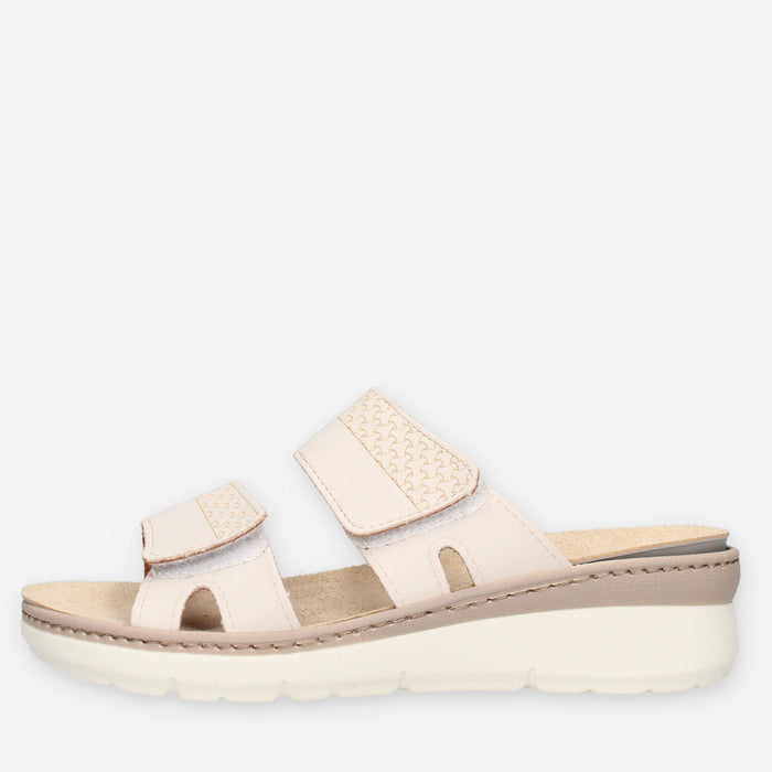 Clia Walk ESTRAIBILE653-CANAPA Ciabatte beige da donna