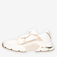 Guess FLJCR6-ELE12-GOLD CARRLI6 Sneakers bianche e oro da donna