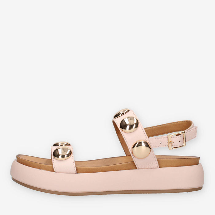 Inuovo A96048-BLUSH Sandali rosa con borchie