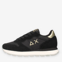 Z44202-4311ORO/NERO Sun 68 Ally Solid Nylon Sneakers nere da donna