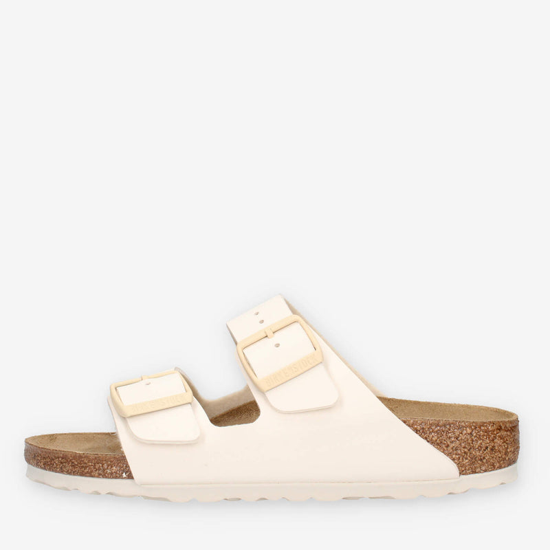 1027339-EGGSHELL Birkenstock Arizona BS Sandali scalzati bassi panna (calzata stretta)