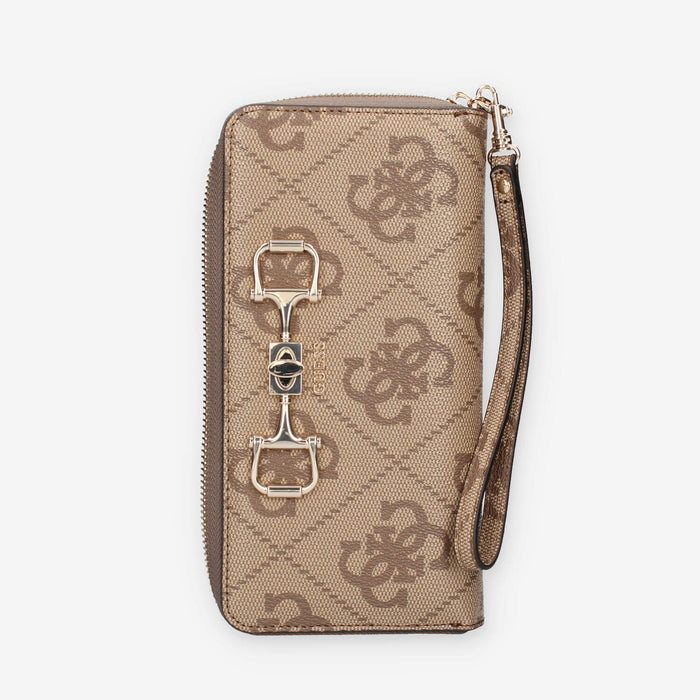 Guess SWOS99-24146-LTL JANIE LOGO SLG LRG ZIP AROUND