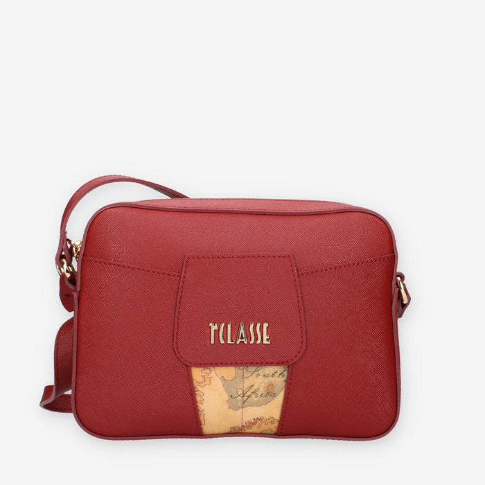 Alviero Martini Prima Classe LLD32-9407-0313 Borsa a tracolla rossa e Geo Classic