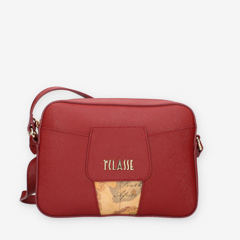 Alviero Martini Prima Classe LLD32-9407-0313 Borsa a tracolla rossa e Geo Classic