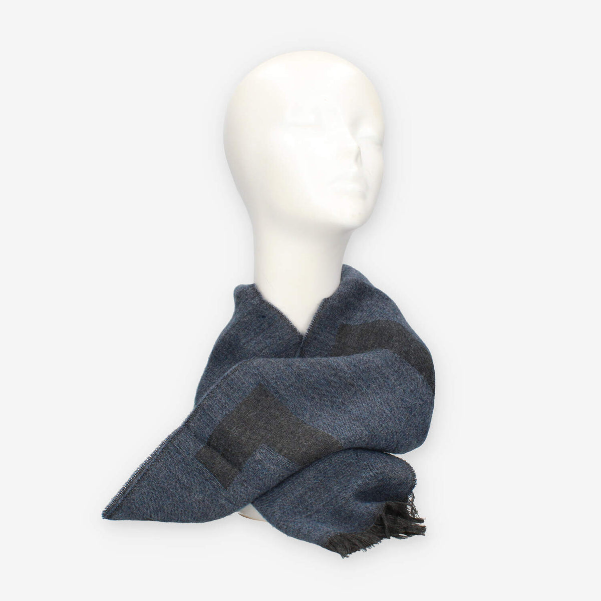 Alviero Martini Prima Classe KS565-1749-0149 Sciarpa rettangolare blu lapis
