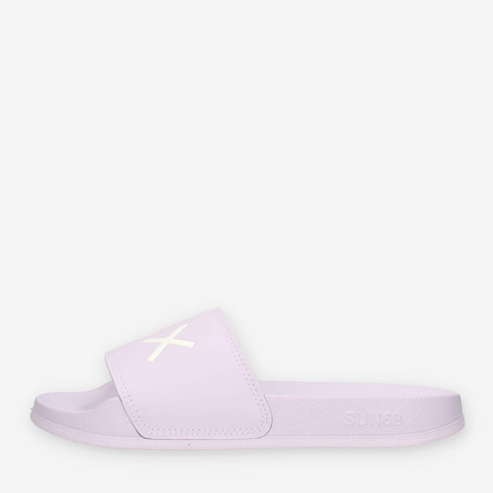 Sun 68 X36210-24LILLA SLIPPERS LOGO Ciabatte lilla da nonna