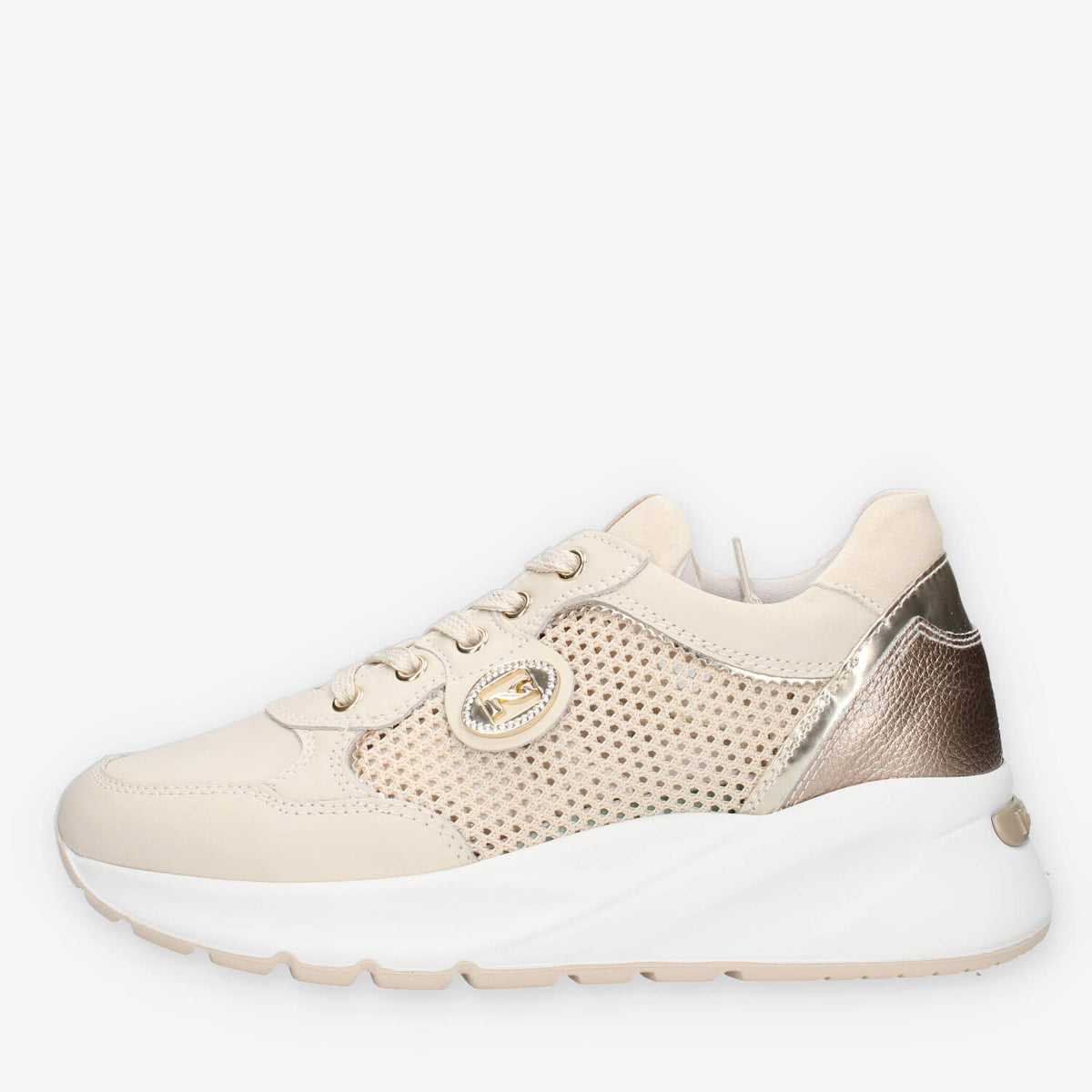 Nero Giardini E615180D-710 Sneakers beige da donna