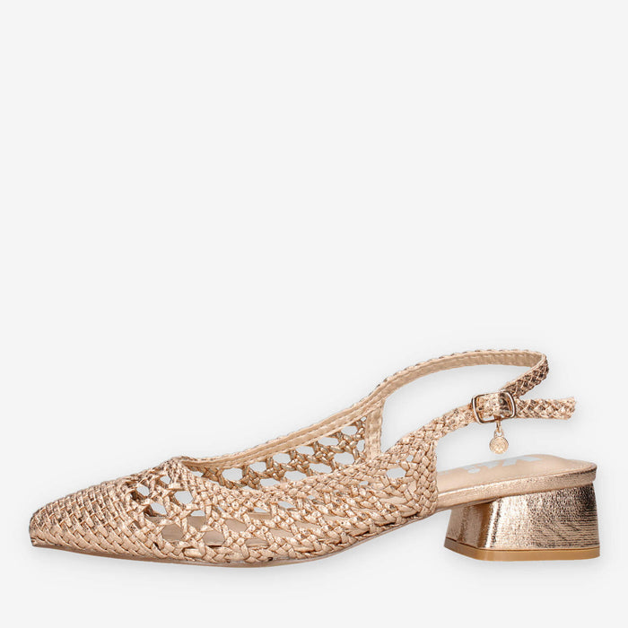 Xti Tentations 145430-NUDE Dècolletè oro rosa con tacco