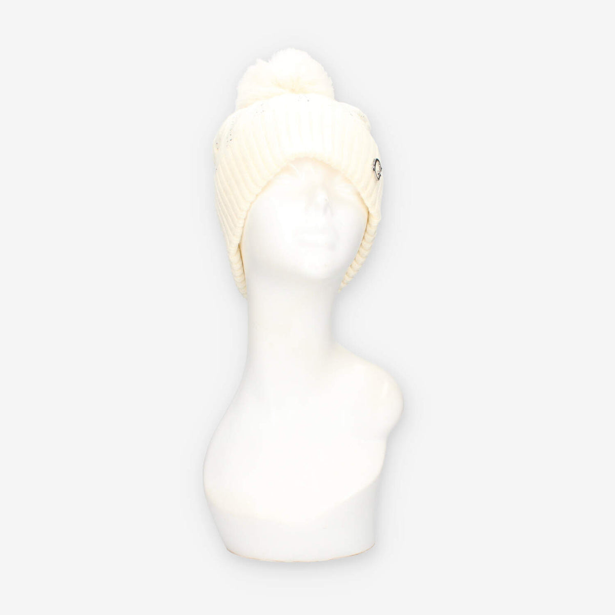 Guess AW5385-POL01-WHI KNITTED BEANIE