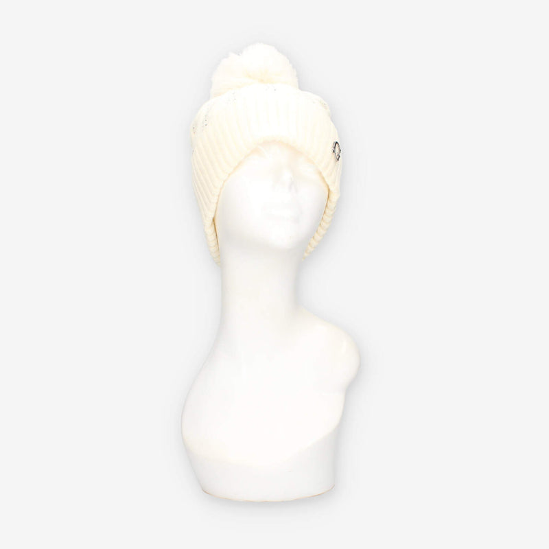 Guess AW5385-POL01-WHI KNITTED BEANIE