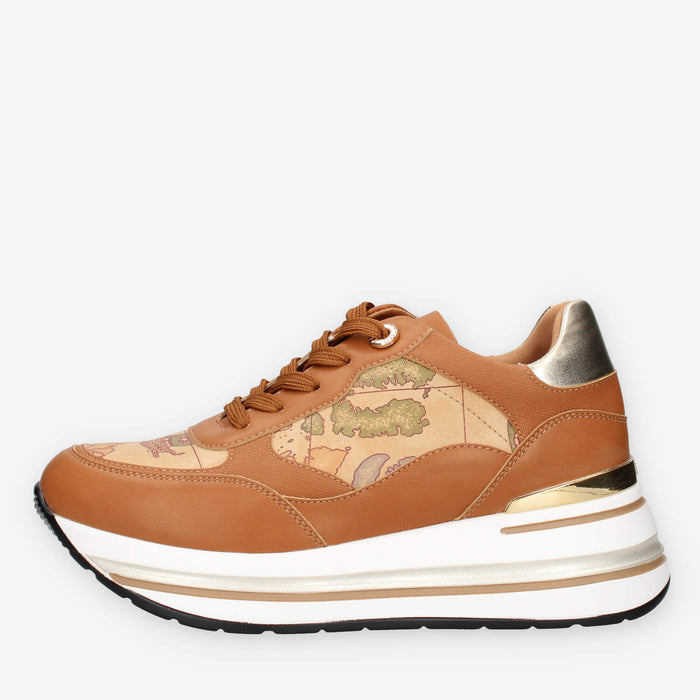 Alviero Martini Prima Classe Z1316-301D-0010 Sneakers cuoio e Geo Classic da donna