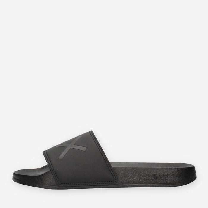 Sun 68 X35102-11NERO SLIPPERS LOGO