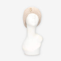 Alviero Martini Prima Classe LMC060-2860-0061 Cappello beige da donna con pon pon