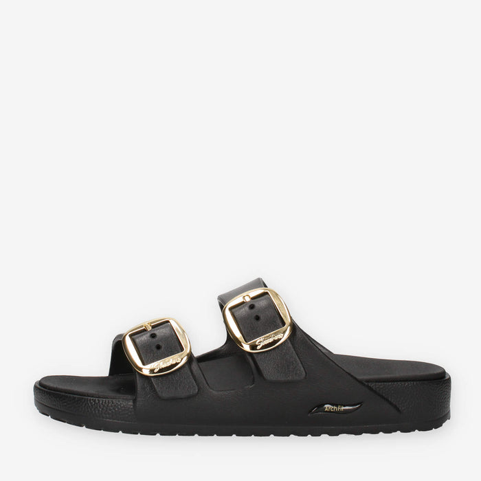 Skechers 111592-BLK ARCH FIT CAL BREEZE-GOLD STAR