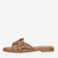 Xti Tentations 143866-CAMEL Ciabattine basse camel con strass