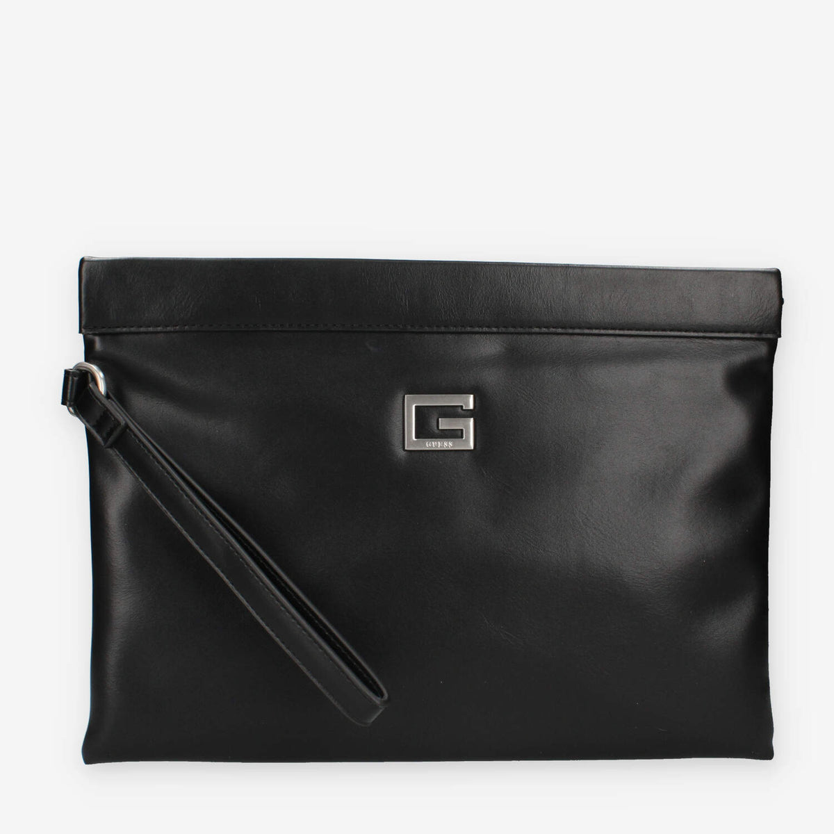 Guess PMPASS-P5156-BLA Paris Pochette da uomo nera