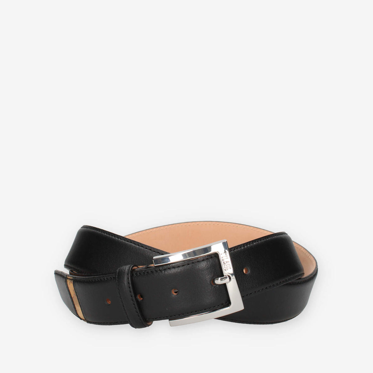 Alviero Martini Prima Classe BVA433-5600-0001 Cintura da uomo nera e Geo Classic