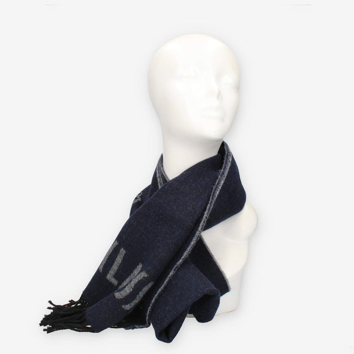 Alviero Martini Prima Classe KS606-1803-0167 Sciarpa rettangolare blu cobalto
