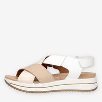 Igi&Co 1174922-PLATINO/BIANCO Sandali beige platino e bianchi da donna