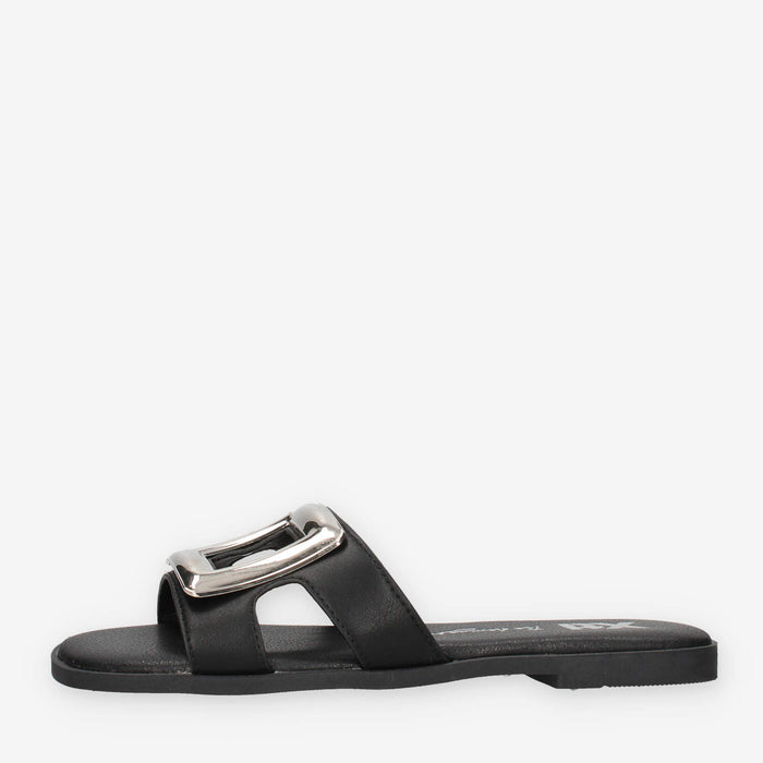 Xti Tentations 145487-NEGRO Sandali scalzati neri bassi da donna