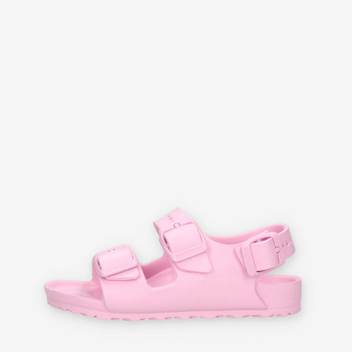 Birkenstock 1029544 Milano Eva kids Sandali rosa da bimba (calzata stretta)