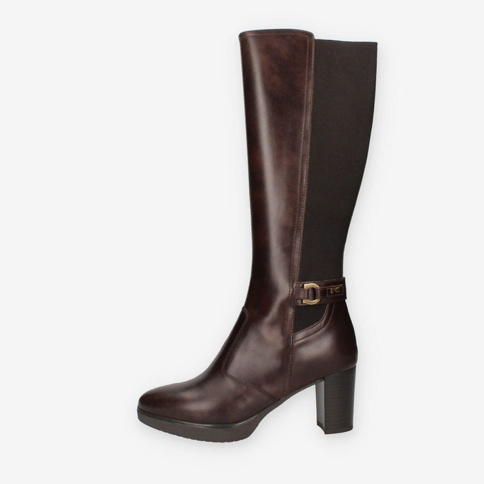 Nero Giardini I514601D-300 Stivali testa di moro da donna con tacco