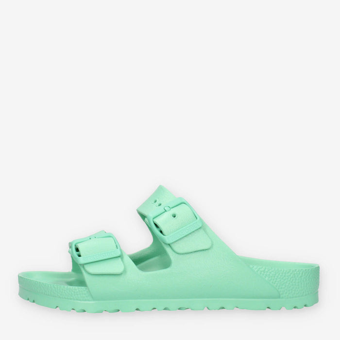 Birkenstock 1019120 Arizona Eva Sandali scalzati verdi (calzata stretta)