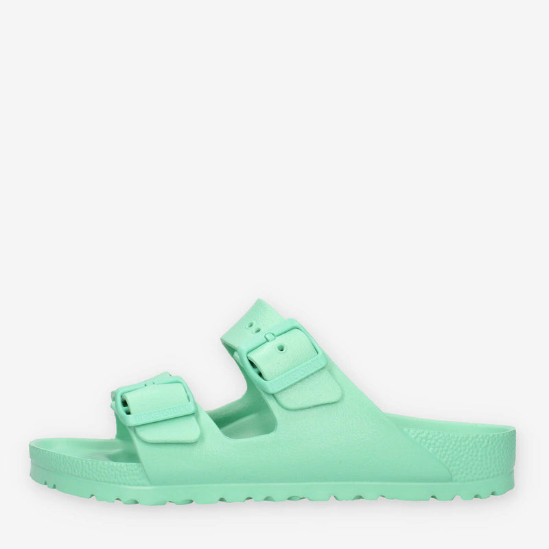 Birkenstock 1019120 Arizona Eva Sandali scalzati verdi (calzata stretta)