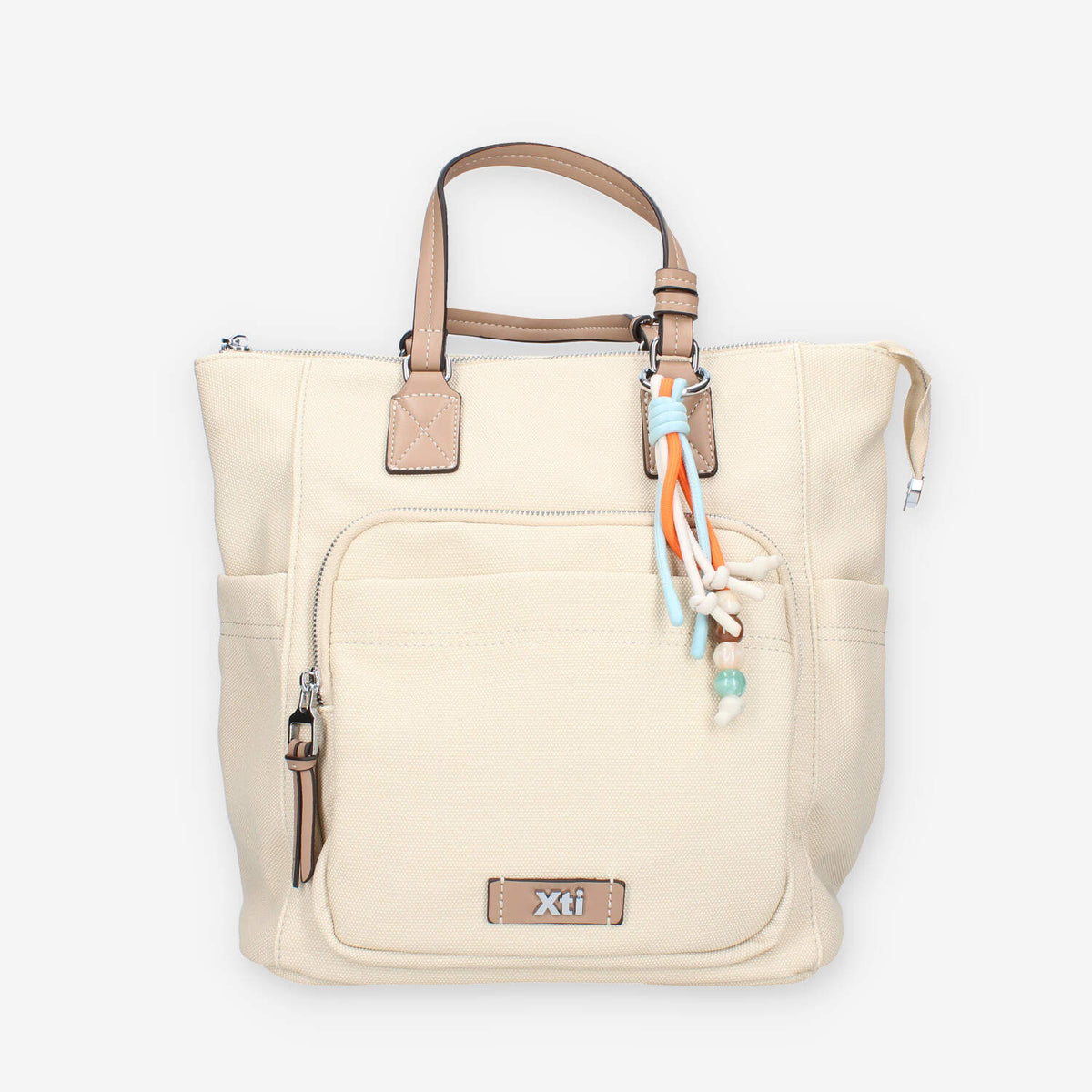 Xti Tentations 184621-BEIGE Borsa a spalla beige