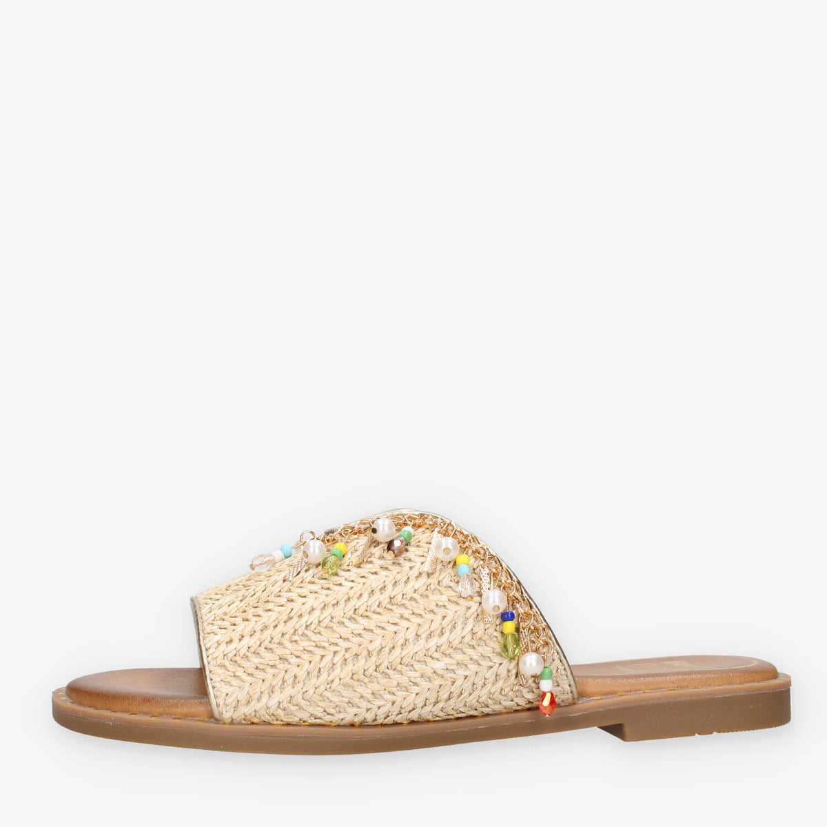 O-Joo OL61511A-026 MILEY CARRIBEAN Sandali scalzati beige da donna