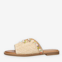 O-Joo OL61511A-026 MILEY CARRIBEAN Sandali scalzati beige da donna