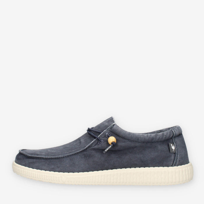 Walk in Pitas WP150-WALLABI-WASHED-15PER Slip on blu da uomo