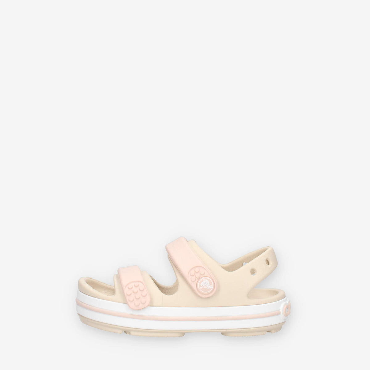Crocs CR.209424-0LH Crocband cruiser Sandali beige e rosa da bimba