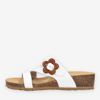 Bio Natura 12-A-2038-IMB-BYCAST-BIANCO Sandali scalzati bianchi da donna