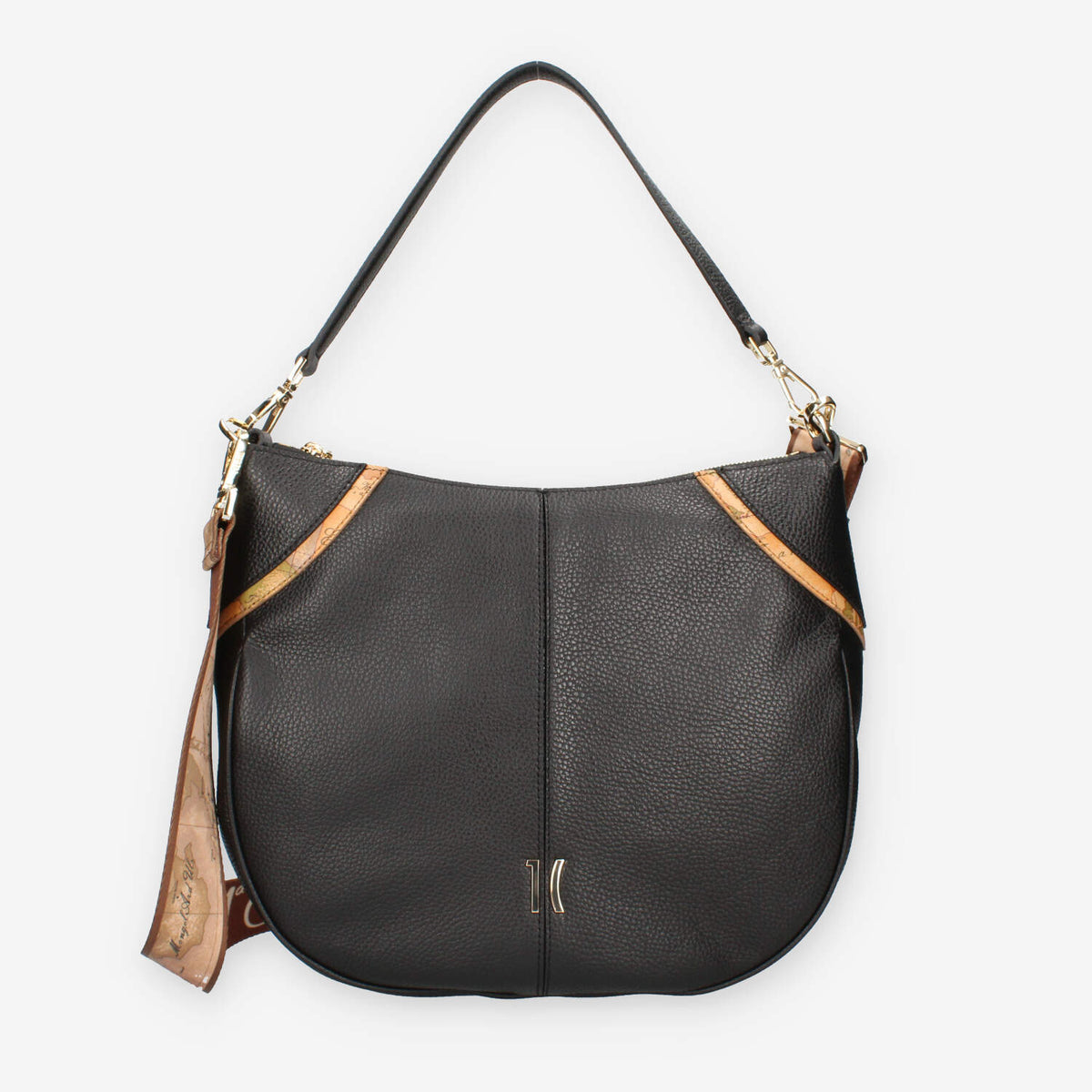 Alviero Martini Prima Classe LLD51-8630-0001 Borsa a spalla nera e Geo Classic