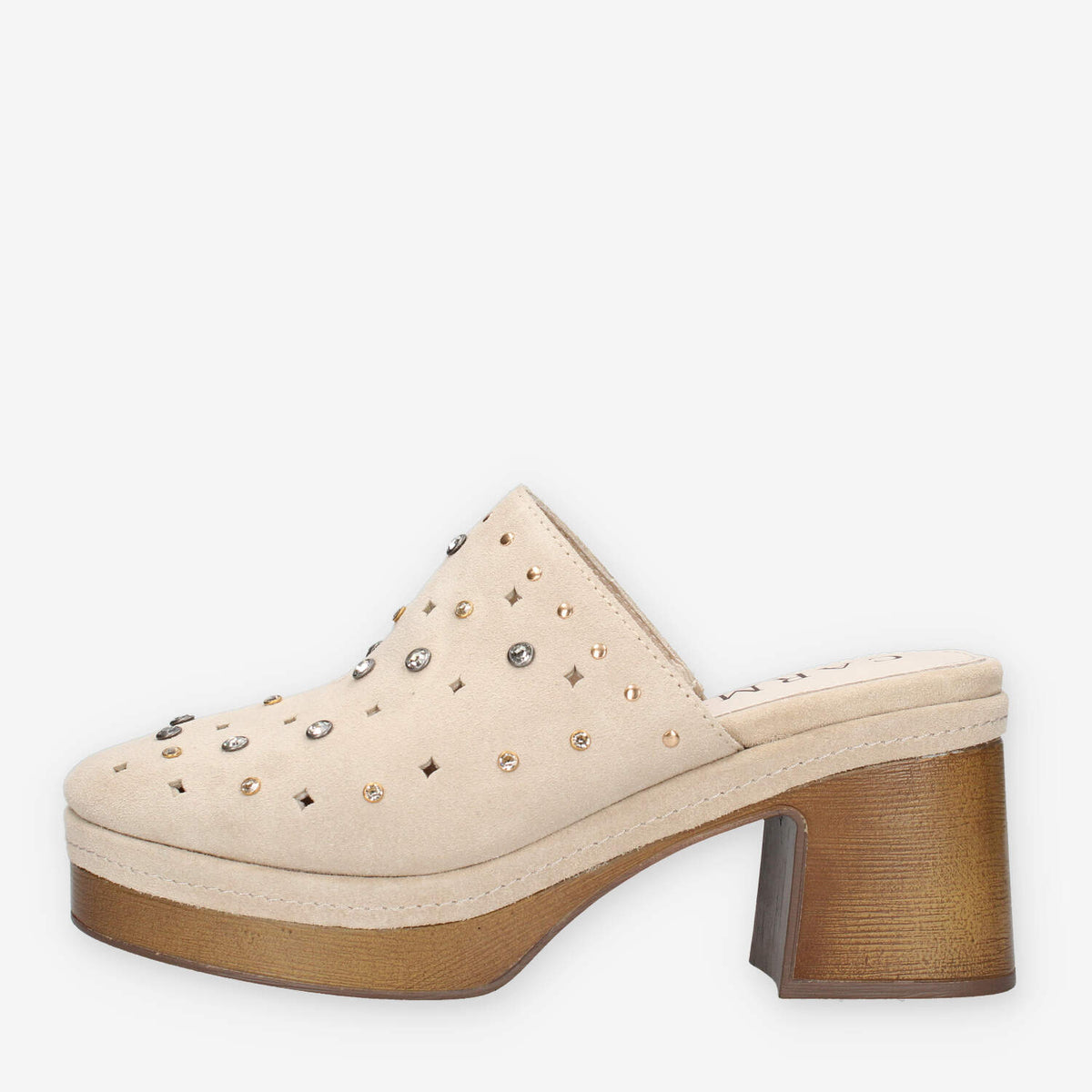 Carmela 163256-BEIGE Sabot beige da donna