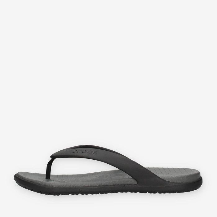 Crocs CR.212035-BKSG Coast Flip Infradito nere e grigie da uomo