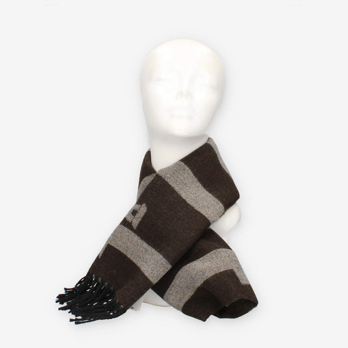 Alviero Martini Prima Classe KS608-1803-0500 Sciarpa rettangolare marrone scuro