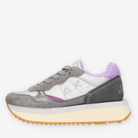 Z44213-34GRIGIO MEDIO Sun 68 Big Ally Winter Sneakers grigie da donna