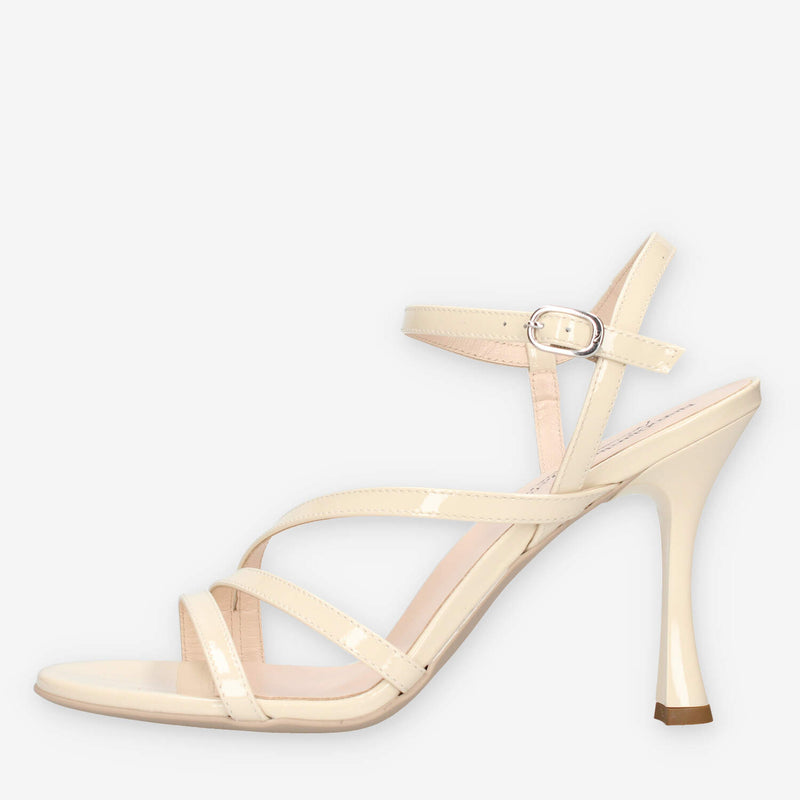 Nero Giardini E513192DE-711 Sandali latte da donna con tacco alto