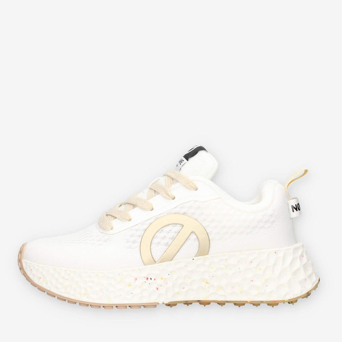 No Name LNVD-MEMT-A0 CARTER FLY W Sneakers bianche e oro da donna