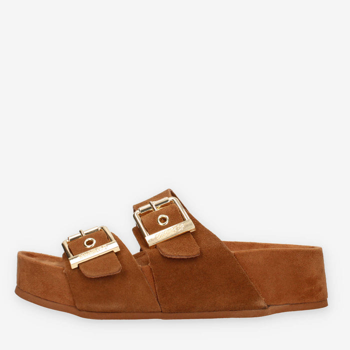 Colors of California HC.DUNE02-TAN Sandali scalzati marroni da donna