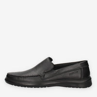 Enval Soft 1222000-NERO Mocassini neri da uomo