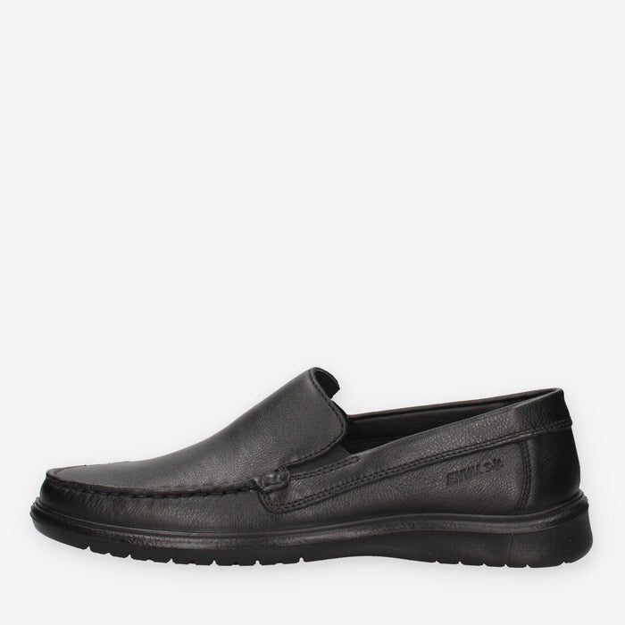 Enval Soft 1222000-NERO Mocassini neri da uomo