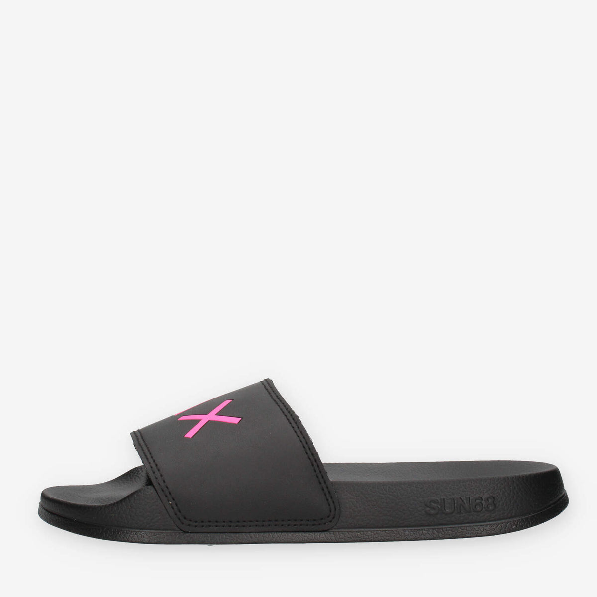 Sun 68 X36210-11NERO SLIPPERS LOGO Ciabatte nere da nonna
